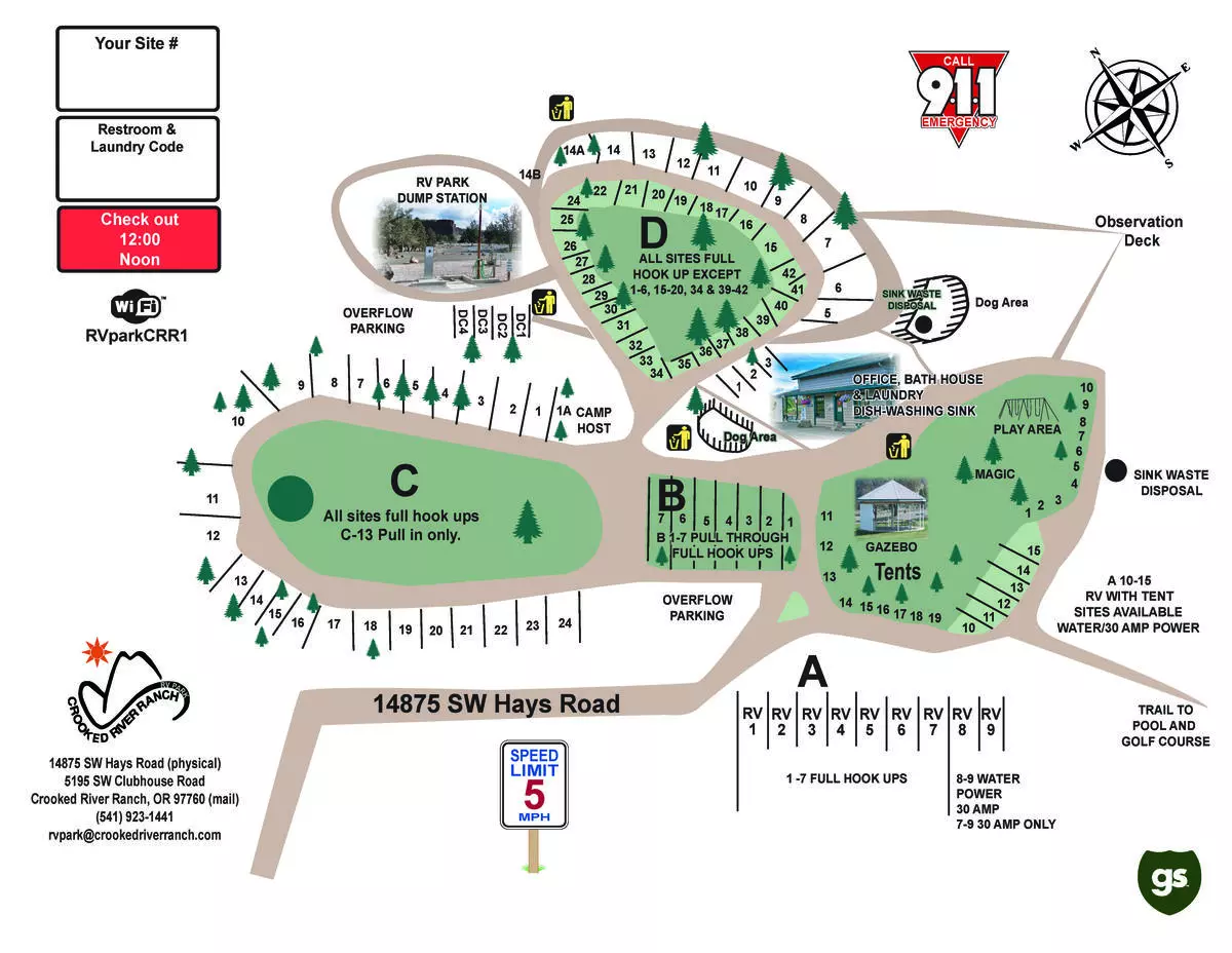 RV Park Map